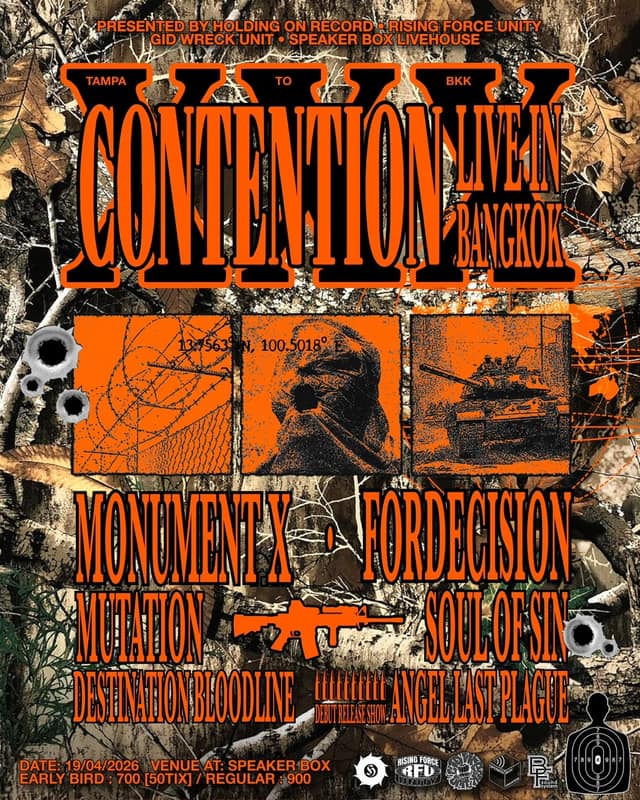 CONTENTION LIVE IN BANGKOK