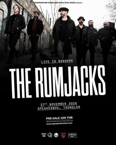 Underground Rising and  Devil Soul Radio Presents The RumJacks Live in Bangkok