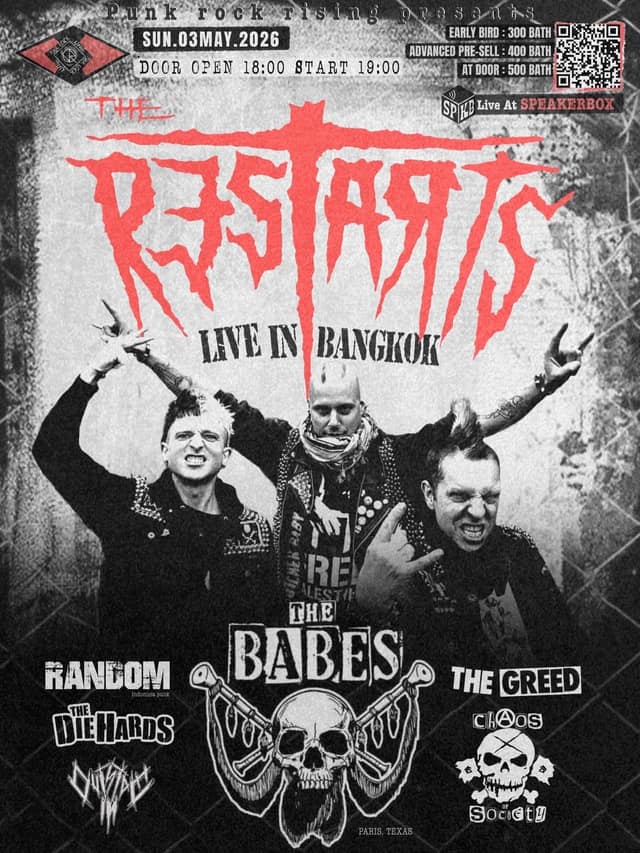 PUNK ROCK RISING x SPEAKER BOX presents “THE RESTARTS x THE BABES ASIA TOUR 2026 LIVE IN BANGKOK