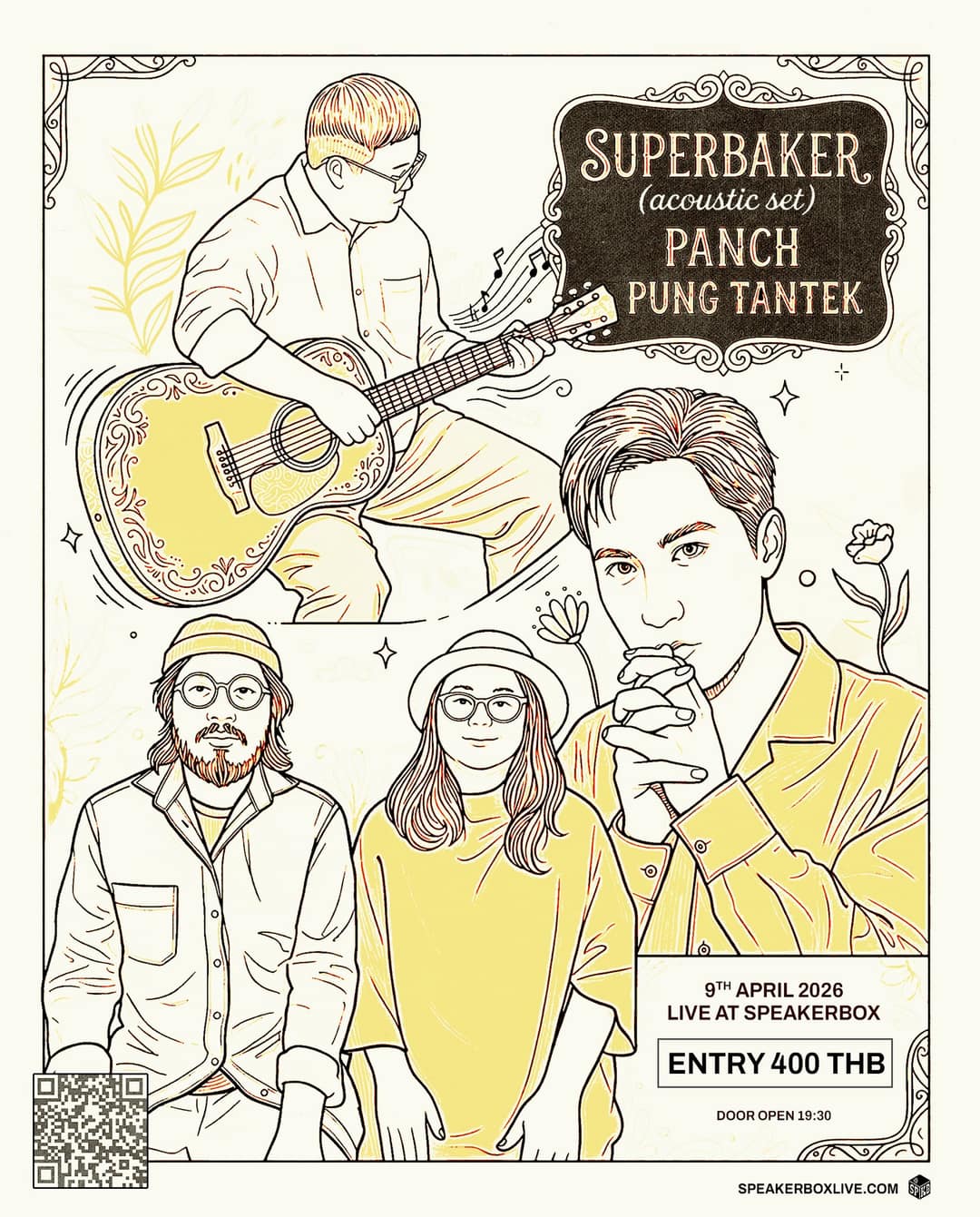 Superbaker / Panch / Pung Tantek – Live At Speakerbox