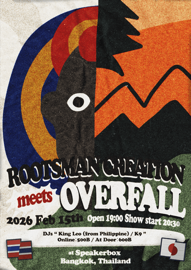 🇯🇵🇹🇭 OVERFALL × Rootsman Creation Live in Bangkok