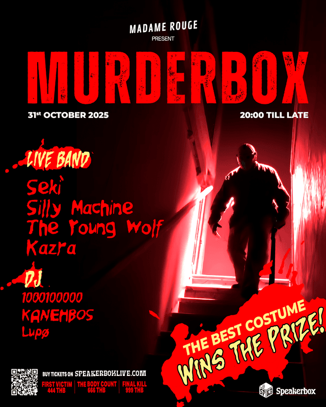 MURDERBOX Halloween night at Speakerbox