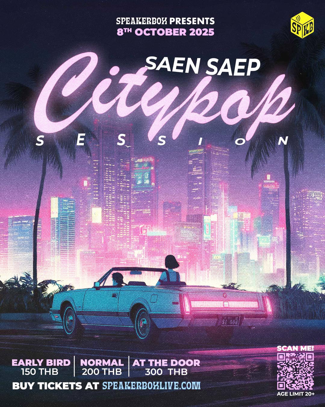 Saen Saep City Pop Sessions @Speakerbox