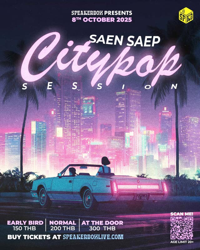 Saen Saep City Pop Sessions @Speakerbox
