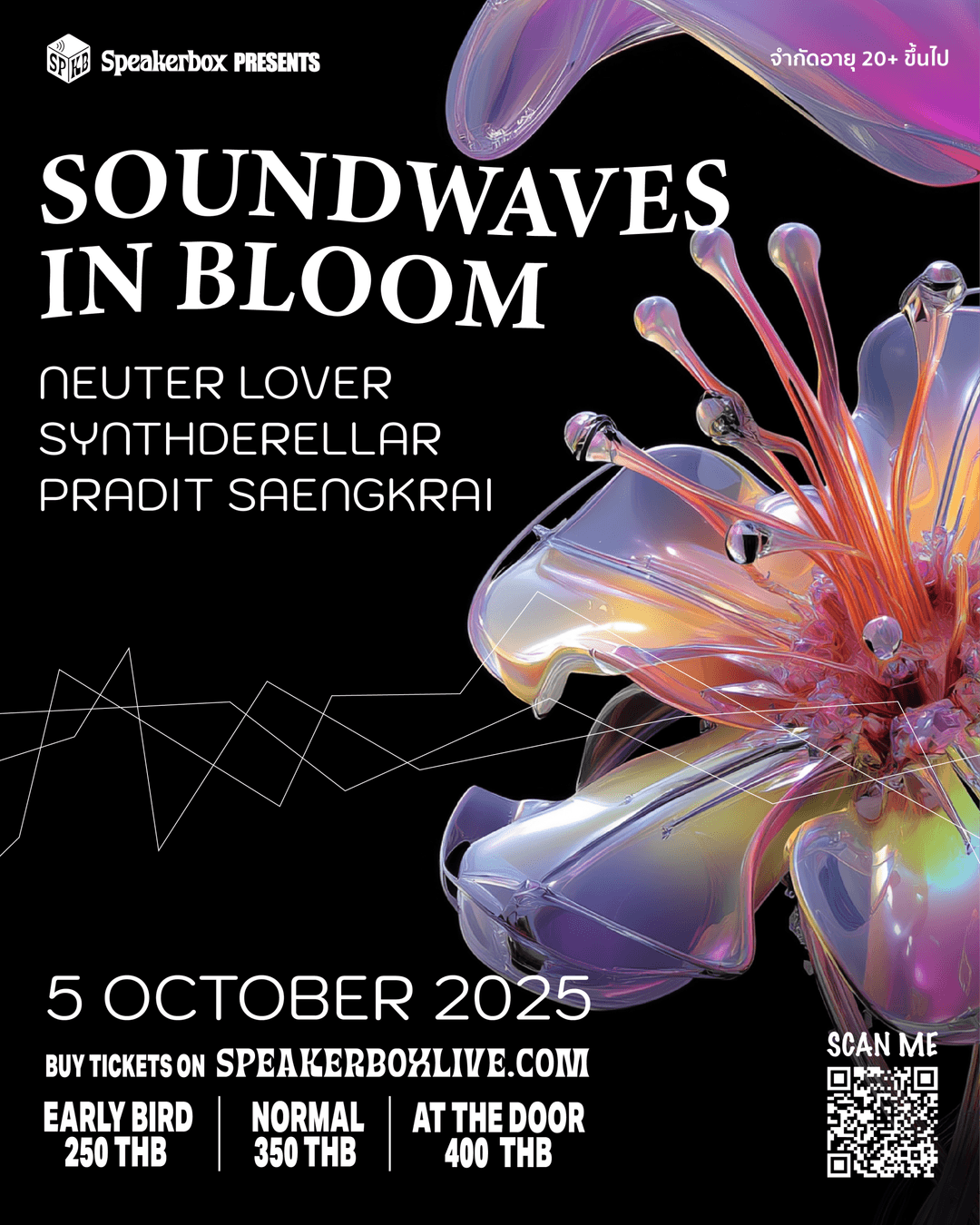 Soundwaves in bloom