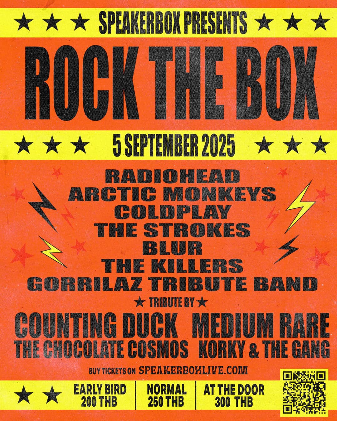 Rock The Box – Counting Duck / Medium Rare / The Chocolate Cosmos / Korky & The Gang