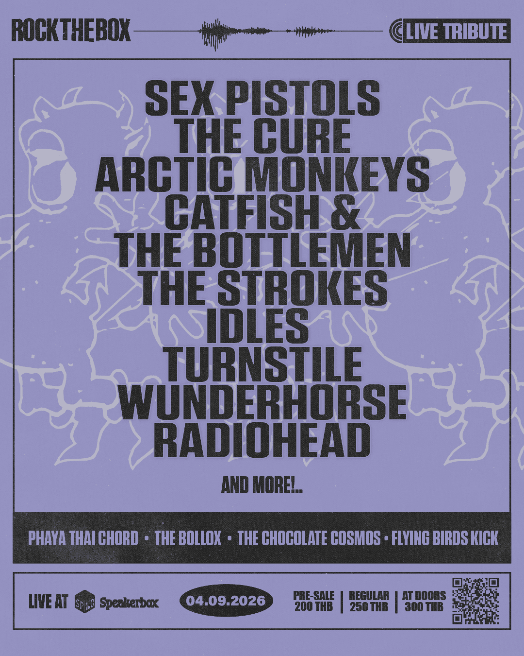 Rock the Box - Phaya Thai Chord, The Bollox, The Chocolate Cosmos, Flying Birds Kick