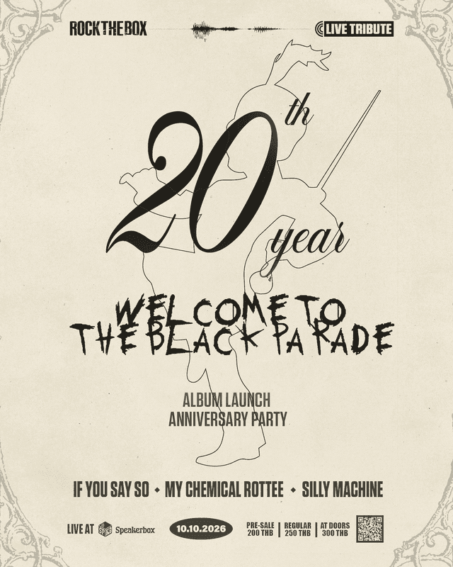 ROCK THE BOX - " WELCOME TO THE BLACK PARADE " EDITION — 20TH YEAR ALBUM LAUNCH ANNIVERSARY PARTY