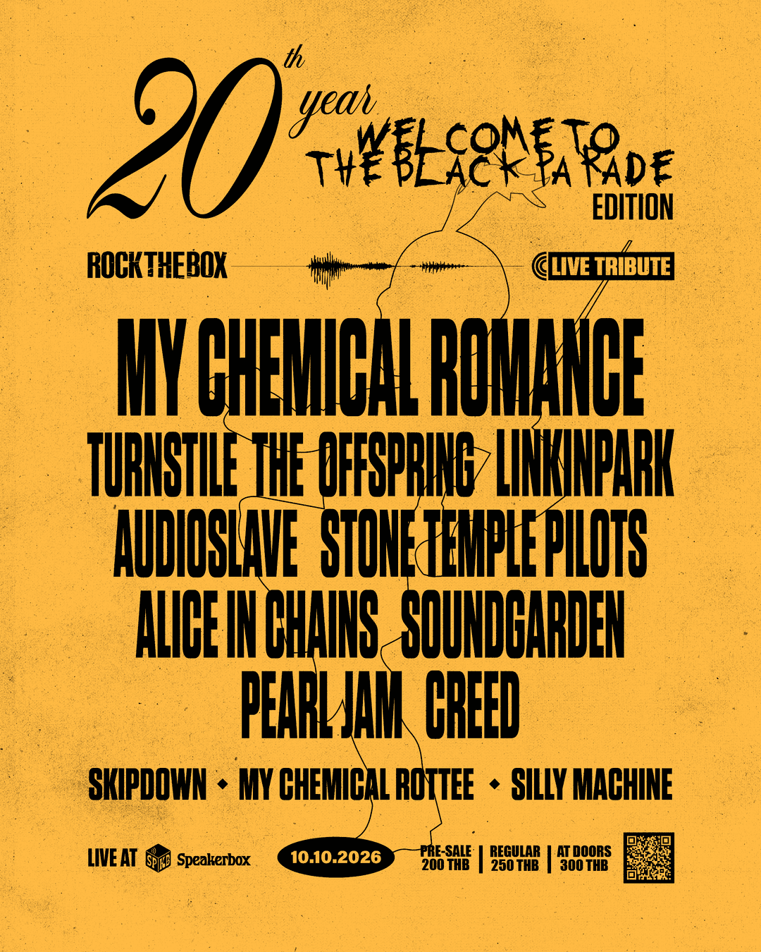 ROCK THE BOX - " WELCOME TO THE BLACK PARADE " EDITION — 20TH YEAR ALBUM LAUNCH ANNIVERSARY PARTY