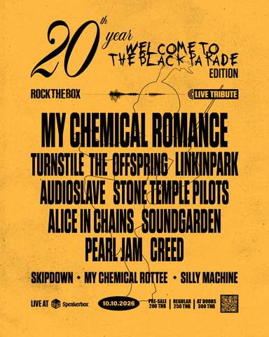 ROCK THE BOX - " WELCOME TO THE BLACK PARADE " EDITION — 20TH YEAR ALBUM LAUNCH ANNIVERSARY PARTY