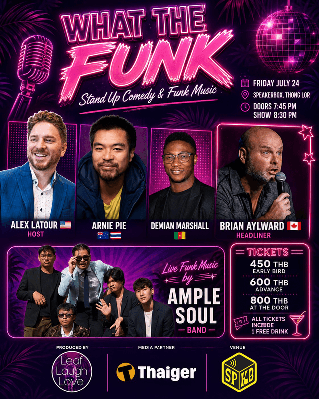 WHAT THE FUNK — Stand-Up Comedy Meets Live Funk Music!